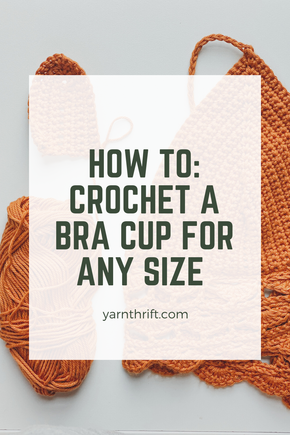 I Made a bra cup crochet written patten with measurements and helpful , crochet